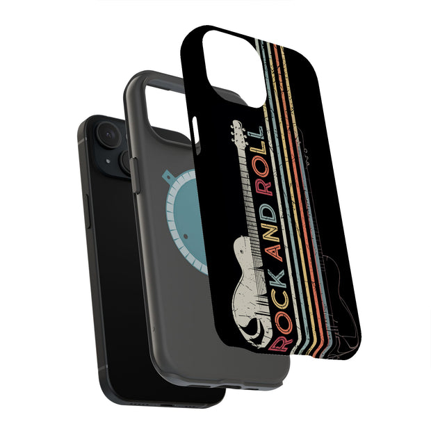 Rock and Roll 1 Tough Cases For Apple iPhone (17, 16, 15, 14, 13, 12, 11, X, SE, 8, 7/ Air, Plus, Pro, Max, Mini, XR, XS), Print in USA