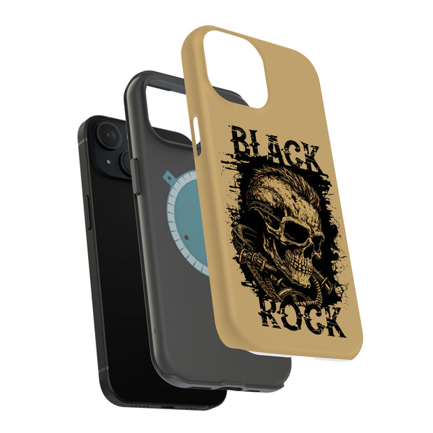 Skull Rock Punk Tough Cases For Apple iPhone (17, 16, 15, 14, 13, 12, 11, X, SE, 8, 7/ Air, Plus, Pro, Max, Mini, XR, XS), Print in USA