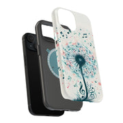 Music Notes Tough Cases For Apple iPhone (17, 16, 15, 14, 13, 12, 11, X, SE, 8, 7/ Air, Plus, Pro, Max, Mini, XR, XS), Print in USA