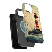 Lighthouse 1 Tough Cases For Apple iPhone (17, 16, 15, 14, 13, 12, 11, X, SE, 8, 7/ Air, Plus, Pro, Max, Mini, XR, XS), Print in USA