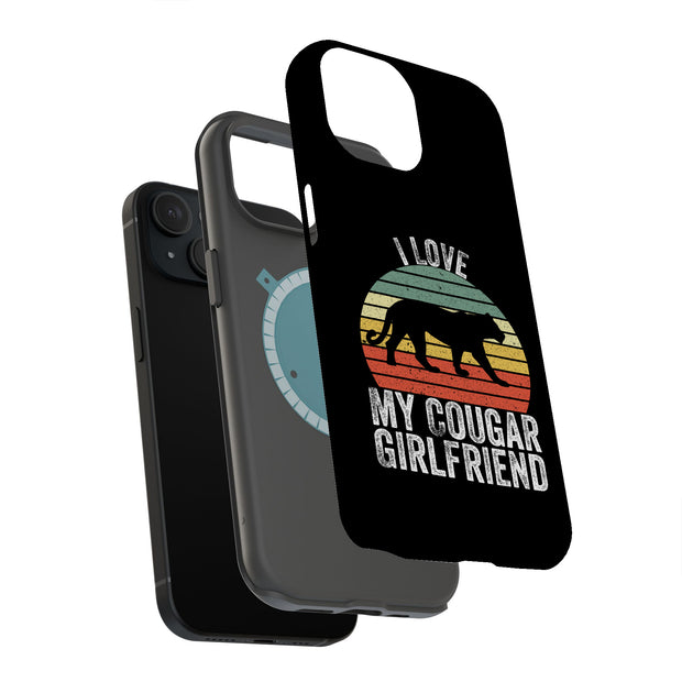 Cougar friend Tough Cases For Apple iPhone (17, 16, 15, 14, 13, 12, 11, X, SE, 8, 7/ Air, Plus, Pro, Max, Mini, XR, XS), Print in USA