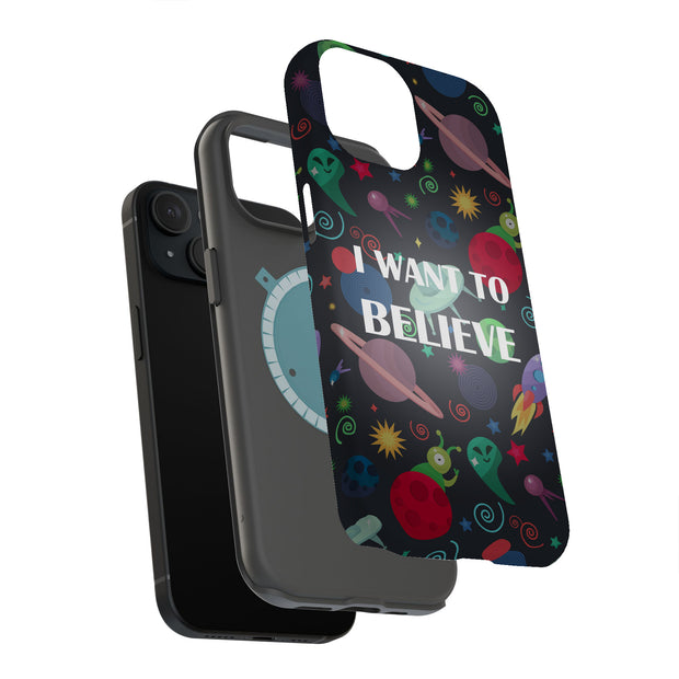 I Believe 1 Tough Cases For Apple iPhone (17, 16, 15, 14, 13, 12, 11, X, SE, 8, 7/ Air, Plus, Pro, Max, Mini, XR, XS), Print in USA