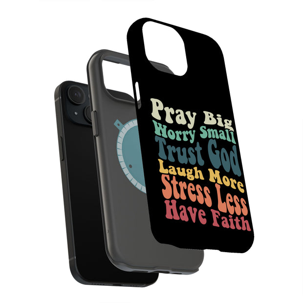 Faith Trust God Tough Cases For Apple iPhone (17, 16, 15, 14, 13, 12, 11, X, SE, 8, 7/ Air, Plus, Pro, Max, Mini, XR, XS), Print in USA