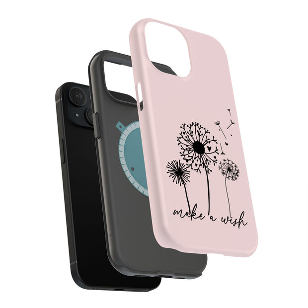 Make a Wish Tough Cases For Apple iPhone (17, 16, 15, 14, 13, 12, 11, X, SE, 8, 7/ Air, Plus, Pro, Max, Mini, XR, XS), Print in USA