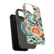 Japan FolkArt 1 Tough Cases For Apple iPhone (17, 16, 15, 14, 13, 12, 11, X, SE, 8, 7/ Air, Plus, Pro, Max, Mini, XR, XS), Print in USA
