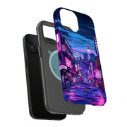 Anime Street 1 Tough Cases For Apple iPhone (17, 16, 15, 14, 13, 12, 11, X, SE, 8, 7/ Air, Plus, Pro, Max, Mini, XR, XS), Print in USA
