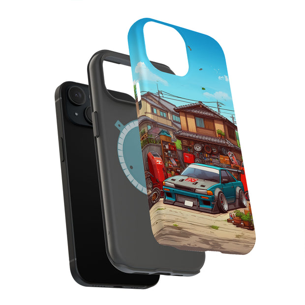 Anime JDM Car 2 Tough Cases For Apple iPhone (17, 16, 15, 14, 13, 12, 11, X, SE, 8, 7/ Air, Plus, Pro, Max, Mini, XR, XS), Print in USA