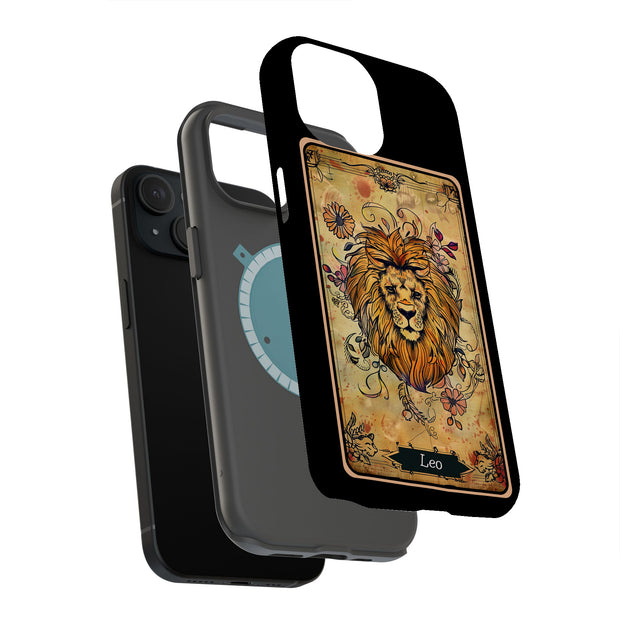 Zodiac Leo Tough Cases For Apple iPhone (17, 16, 15, 14, 13, 12, 11, X, SE, 8, 7/ Air, Plus, Pro, Max, Mini, XR, XS), Print in USA