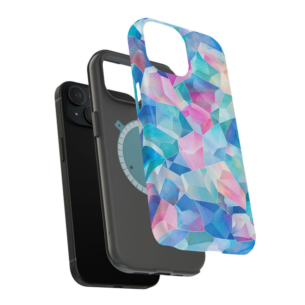 Crystal Gems Tough Cases For Apple iPhone (17, 16, 15, 14, 13, 12, 11, X, SE, 8, 7/ Air, Plus, Pro, Max, Mini, XR, XS), Print in USA
