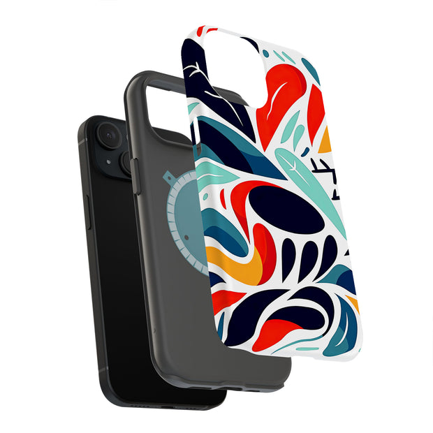 Abstract Nature Tough Cases For Apple iPhone (17, 16, 15, 14, 13, 12, 11, X, SE, 8, 7/ Air, Plus, Pro, Max, Mini, XR, XS), Print in USA