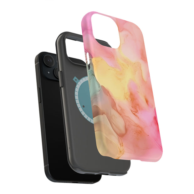 Dreamy Ink Swirl Tough Cases For Apple iPhone (17, 16, 15, 14, 13, 12, 11, X, SE, 8, 7/ Air, Plus, Pro, Max, Mini, XR, XS), Print in USA