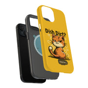 Snarky Cat Fart Tough Cases For Apple iPhone (17, 16, 15, 14, 13, 12, 11, X, SE, 8, 7/ Air, Plus, Pro, Max, Mini, XR, XS), Print in USA