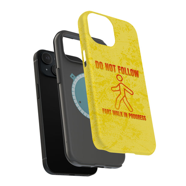 Fart Walking Tough Cases For Apple iPhone (17, 16, 15, 14, 13, 12, 11, X, SE, 8, 7/ Air, Plus, Pro, Max, Mini, XR, XS), Print in USA