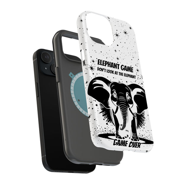 Elephant Game Tough Cases For Apple iPhone (17, 16, 15, 14, 13, 12, 11, X, SE, 8, 7/ Air, Plus, Pro, Max, Mini, XR, XS), Print in USA