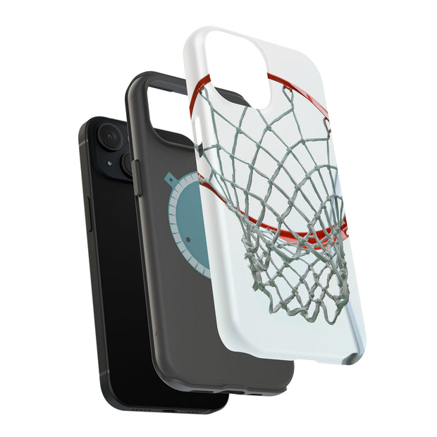 Bank Shot Hoop Tough Cases For Apple iPhone (17, 16, 15, 14, 13, 12, 11, X, SE, 8, 7/ Air, Plus, Pro, Max, Mini, XR, XS), Print in USA