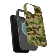 Camouflage Tough Cases For Apple iPhone (17, 16, 15, 14, 13, 12, 11, X, SE, 8, 7/ Air, Plus, Pro, Max, Mini, XR, XS), Print in USA