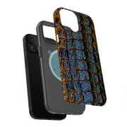 Blue Crocodile Tough Cases For Apple iPhone (17, 16, 15, 14, 13, 12, 11, X, SE, 8, 7/ Air, Plus, Pro, Max, Mini, XR, XS), Print in USA