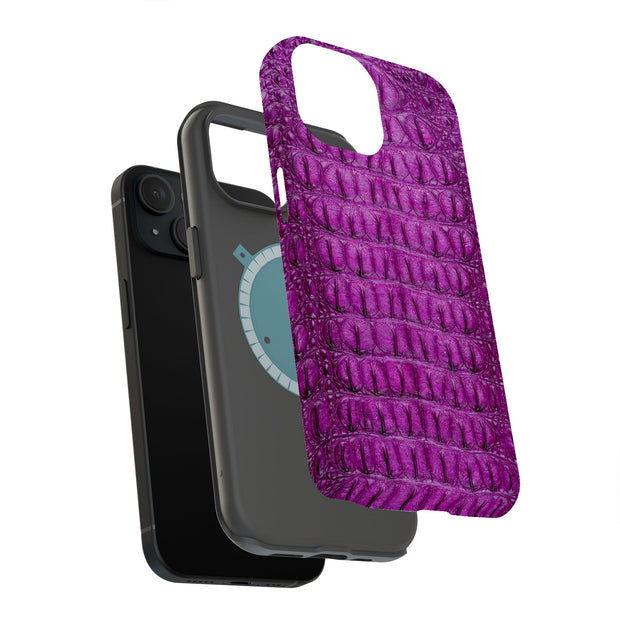 Crocodile Skin Tough Cases For Apple iPhone (17, 16, 15, 14, 13, 12, 11, X, SE, 8, 7/ Air, Plus, Pro, Max, Mini, XR, XS), Print in USA