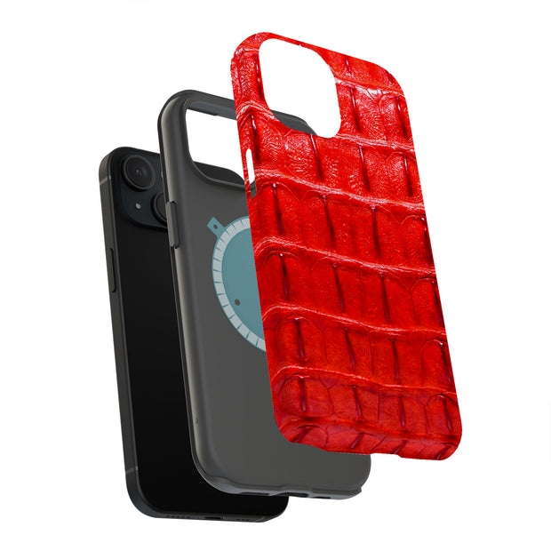 Crocodile 1 Tough Cases For Apple iPhone (17, 16, 15, 14, 13, 12, 11, X, SE, 8, 7/ Air, Plus, Pro, Max, Mini, XR, XS), Print in USA
