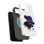 Space Piano Tough Cases For Apple iPhone (17, 16, 15, 14, 13, 12, 11, X, SE, 8, 7/ Air, Plus, Pro, Max, Mini, XR, XS), Print in USA