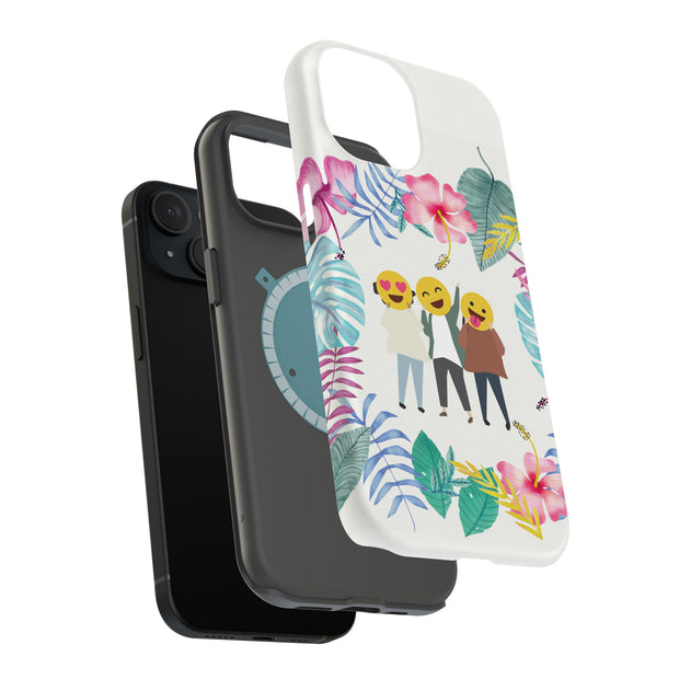 Tropic Icon Tough Cases For Apple iPhone (17, 16, 15, 14, 13, 12, 11, X, SE, 8, 7/ Air, Plus, Pro, Max, Mini, XR, XS), Print in USA