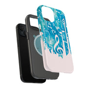 Music Note Tough Cases For Apple iPhone (17, 16, 15, 14, 13, 12, 11, X, SE, 8, 7/ Air, Plus, Pro, Max, Mini, XR, XS), Print in USA