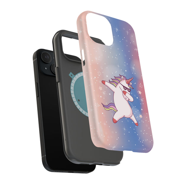 Unicorn Dab Tough Cases For Apple iPhone (17, 16, 15, 14, 13, 12, 11, X, SE, 8, 7/ Air, Plus, Pro, Max, Mini, XR, XS), Print in USA