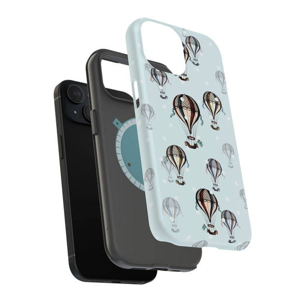 Hot Air Balloon Tough Cases For Apple iPhone (17, 16, 15, 14, 13, 12, 11, X, SE, 8, 7/ Air, Plus, Pro, Max, Mini, XR, XS), Print in USA