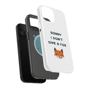 Don't Give Fox Tough Cases For Apple iPhone (17, 16, 15, 14, 13, 12, 11, X, SE, 8, 7/ Air, Plus, Pro, Max, Mini, XR, XS), Print in USA