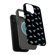 Dinosaurs Shape Tough Cases For Apple iPhone (17, 16, 15, 14, 13, 12, 11, X, SE, 8, 7/ Air, Plus, Pro, Max, Mini, XR, XS), Print in USA