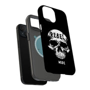 Rebel Skull Tough Cases For Apple iPhone (17, 16, 15, 14, 13, 12, 11, X, SE, 8, 7/ Air, Plus, Pro, Max, Mini, XR, XS), Print in USA