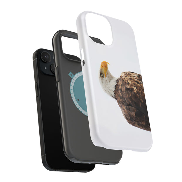 Eagle Photo Tough Cases For Apple iPhone (17, 16, 15, 14, 13, 12, 11, X, SE, 8, 7/ Air, Plus, Pro, Max, Mini, XR, XS), Print in USA