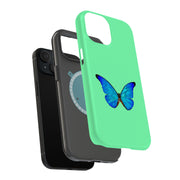 Butterfly Photo Tough Cases For Apple iPhone (17, 16, 15, 14, 13, 12, 11, X, SE, 8, 7/ Air, Plus, Pro, Max, Mini, XR, XS), Print in USA