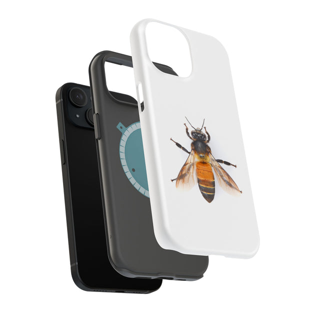 Bee Photo Tough Cases For Apple iPhone (17, 16, 15, 14, 13, 12, 11, X, SE, 8, 7/ Air, Plus, Pro, Max, Mini, XR, XS), Print in USA