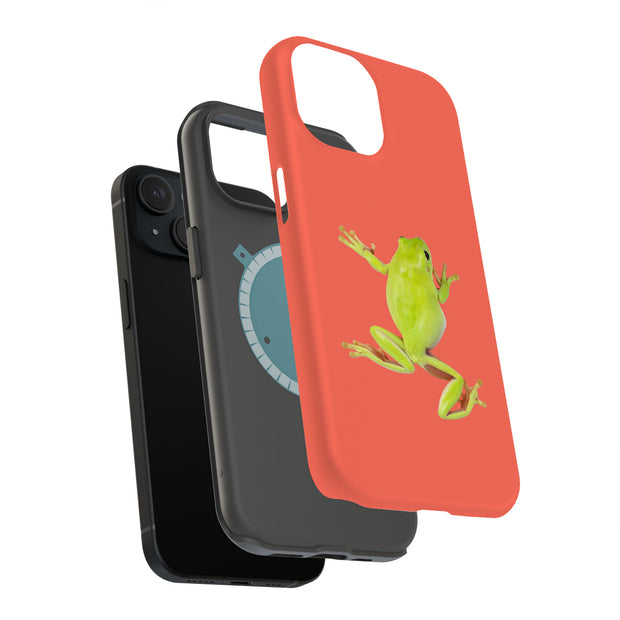Frog Photo Tough Cases For Apple iPhone (17, 16, 15, 14, 13, 12, 11, X, SE, 8, 7/ Air, Plus, Pro, Max, Mini, XR, XS), Print in USA