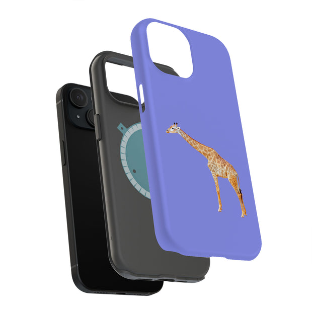 Giraffe Photo Tough Cases For Apple iPhone (17, 16, 15, 14, 13, 12, 11, X, SE, 8, 7/ Air, Plus, Pro, Max, Mini, XR, XS), Print in USA