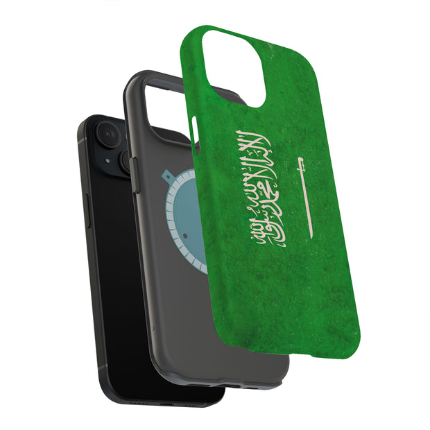 Saudi Arabia 1 Tough Cases For Apple iPhone (17, 16, 15, 14, 13, 12, 11, X, SE, 8, 7/ Air, Plus, Pro, Max, Mini, XR, XS), Print in USA