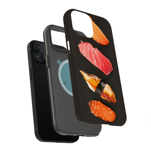 Sushi Tough Cases For Apple iPhone (17, 16, 15, 14, 13, 12, 11, X, SE, 8, 7/ Air, Plus, Pro, Max, Mini, XR, XS), Print in USA