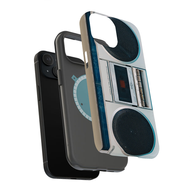 Old Radio Tough Cases For Apple iPhone (17, 16, 15, 14, 13, 12, 11, X, SE, 8, 7/ Air, Plus, Pro, Max, Mini, XR, XS), Print in USA