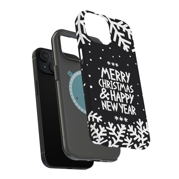 Merry Christmas Tough Cases For Apple iPhone (17, 16, 15, 14, 13, 12, 11, X, SE, 8, 7/ Air, Plus, Pro, Max, Mini, XR, XS), Print in USA