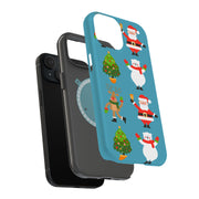 Cute Christmas Tough Cases For Apple iPhone (17, 16, 15, 14, 13, 12, 11, X, SE, 8, 7/ Air, Plus, Pro, Max, Mini, XR, XS), Print in USA