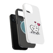 Heart 1 Tough Cases For Apple iPhone (17, 16, 15, 14, 13, 12, 11, X, SE, 8, 7/ Air, Plus, Pro, Max, Mini, XR, XS), Print in USA