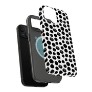 Polka Dot 8 Tough Cases For Apple iPhone (17, 16, 15, 14, 13, 12, 11, X, SE, 8, 7/ Air, Plus, Pro, Max, Mini, XR, XS), Print in USA