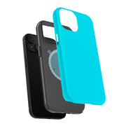 Sky Blue Tough Cases For Apple iPhone (17, 16, 15, 14, 13, 12, 11, X, SE, 8, 7/ Air, Plus, Pro, Max, Mini, XR, XS), Print in USA