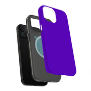 Blue Violet Tough Cases For Apple iPhone (17, 16, 15, 14, 13, 12, 11, X, SE, 8, 7/ Air, Plus, Pro, Max, Mini, XR, XS), Print in USA