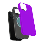 Purple Tough Cases For Apple iPhone (17, 16, 15, 14, 13, 12, 11, X, SE, 8, 7/ Air, Plus, Pro, Max, Mini, XR, XS), Print in USA