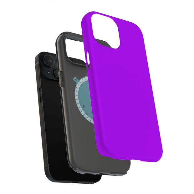 Purple Tough Cases For Apple iPhone (17, 16, 15, 14, 13, 12, 11, X, SE, 8, 7/ Air, Plus, Pro, Max, Mini, XR, XS), Print in USA