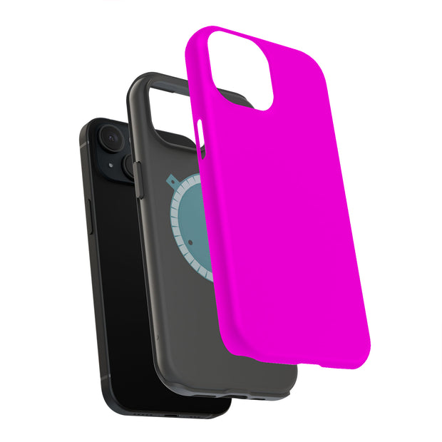 Fuchsia Tough Cases For Apple iPhone (17, 16, 15, 14, 13, 12, 11, X, SE, 8, 7/ Air, Plus, Pro, Max, Mini, XR, XS), Print in USA