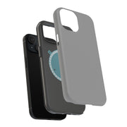Gray Tough Cases For Apple iPhone (17, 16, 15, 14, 13, 12, 11, X, SE, 8, 7/ Air, Plus, Pro, Max, Mini, XR, XS), Print in USA