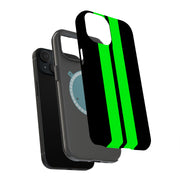 Racing Stripe 6 Tough Cases For Apple iPhone (17, 16, 15, 14, 13, 12, 11, X, SE, 8, 7/ Air, Plus, Pro, Max, Mini, XR, XS), Print in USA